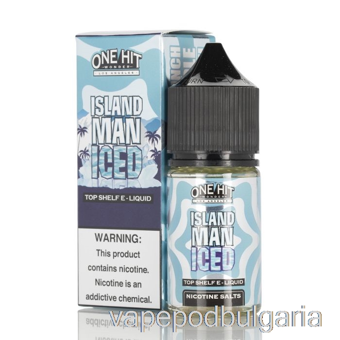 Vape Bulgaria Island Man Iced - One Hit Wonder Salts - 30ml 50mg